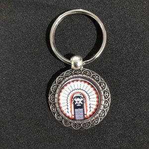 Chief Illiniwek Fighting Illini Keychain